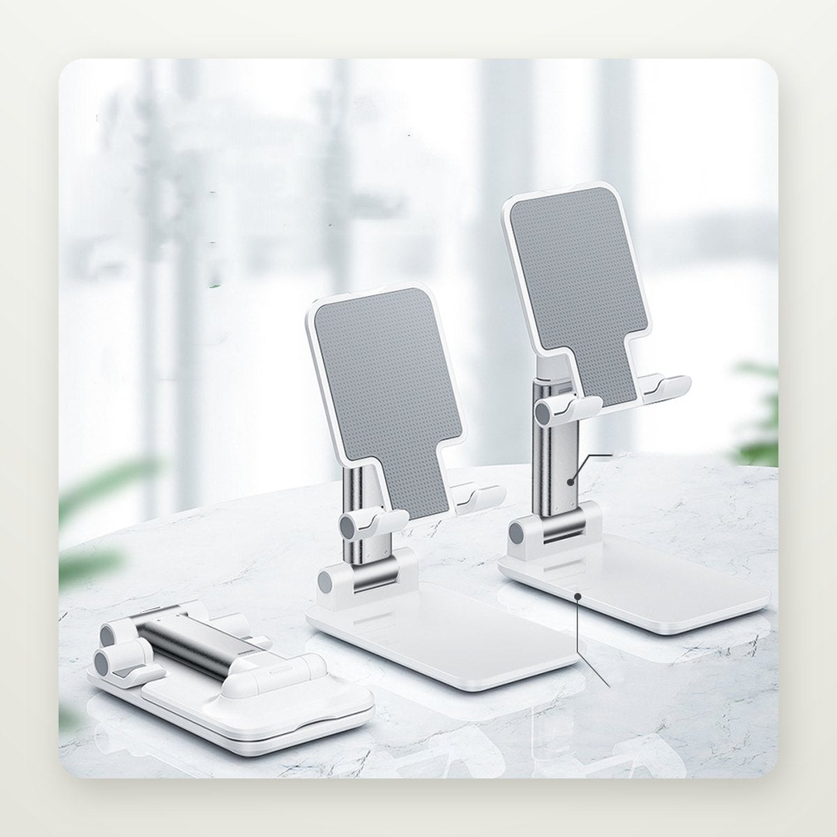 Height-Adjustable Folding Phone & Tablet Stand