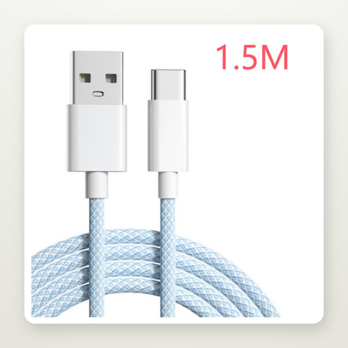 Braided Fast-Charge USB-C Cable
