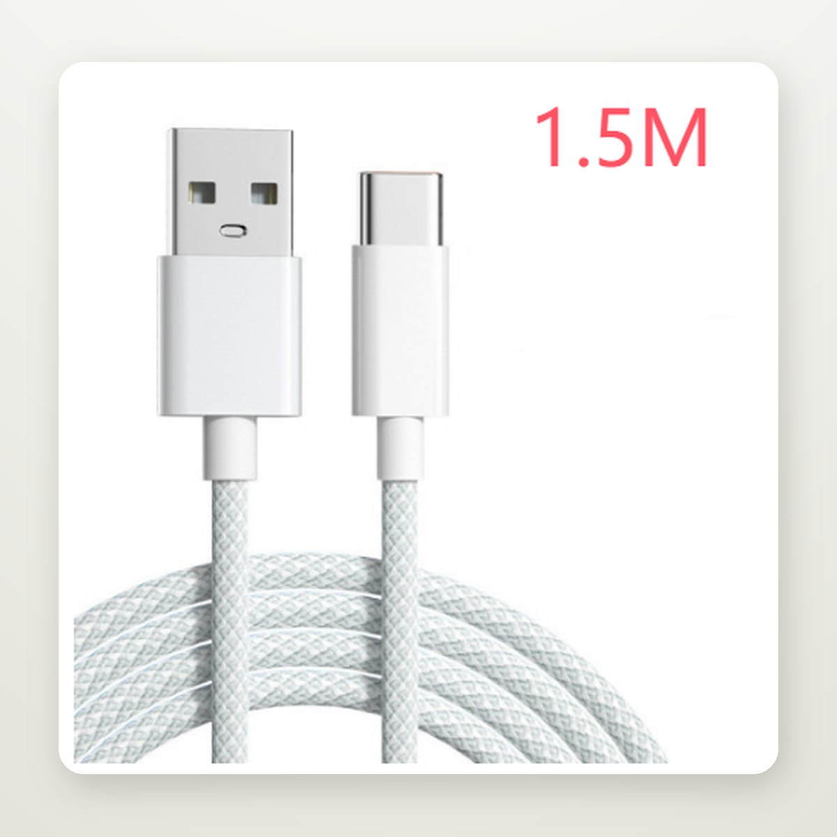 Braided Fast-Charge USB-C Cable
