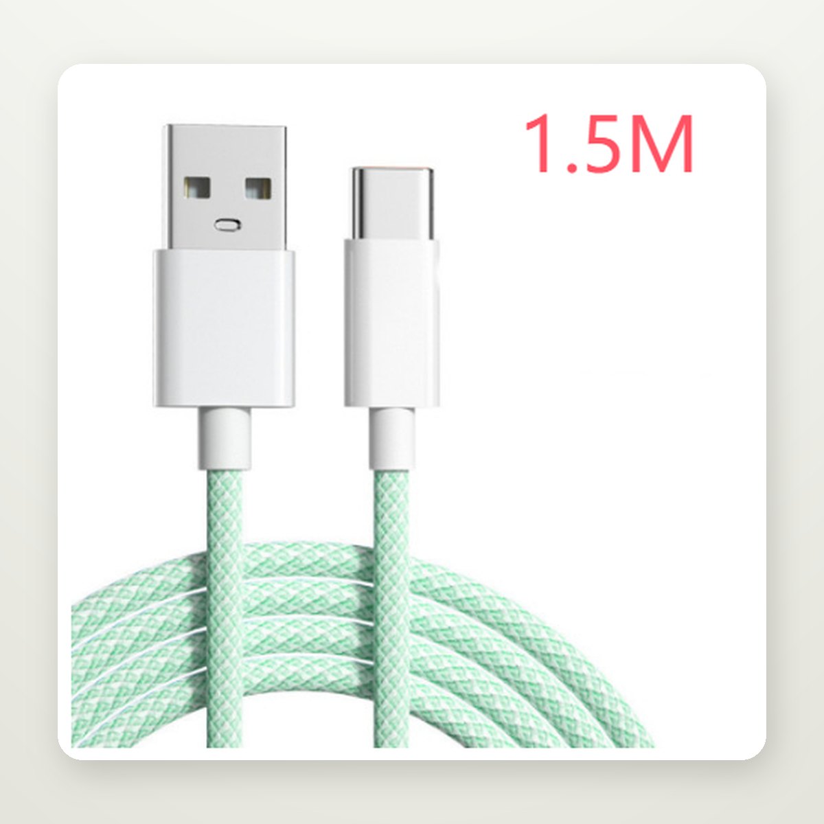 Braided Fast-Charge USB-C Cable