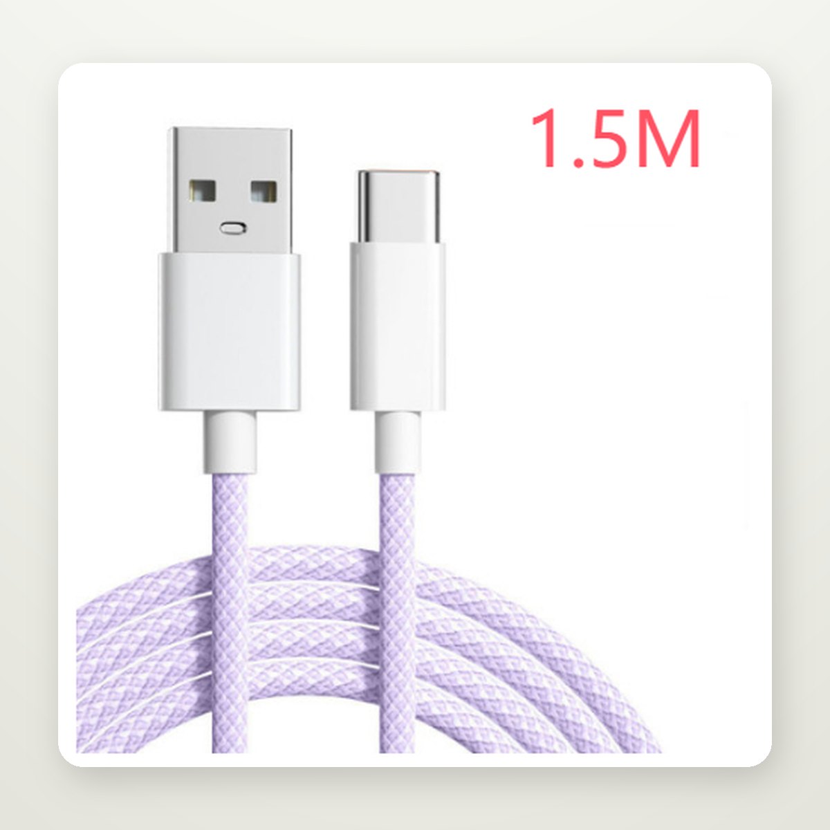 Braided Fast-Charge USB-C Cable