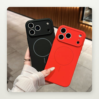 Frosted Liquid Silicone MagSafe Case for iPhone 17, Air & 15 Pro Max