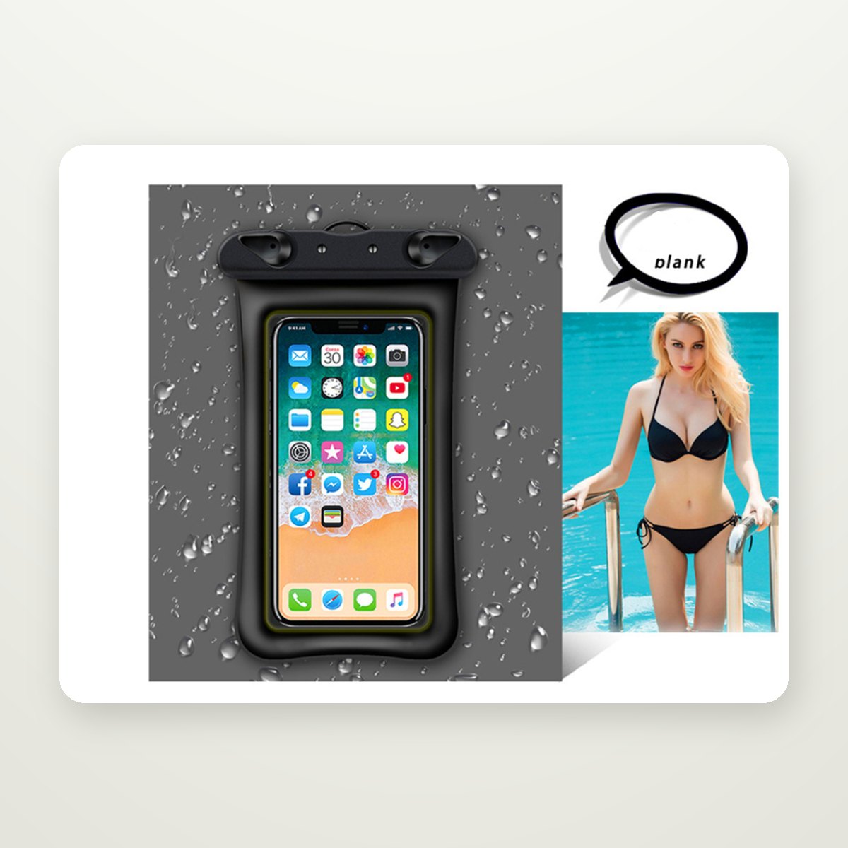 Double-Airbag Waterproof Phone Pouch