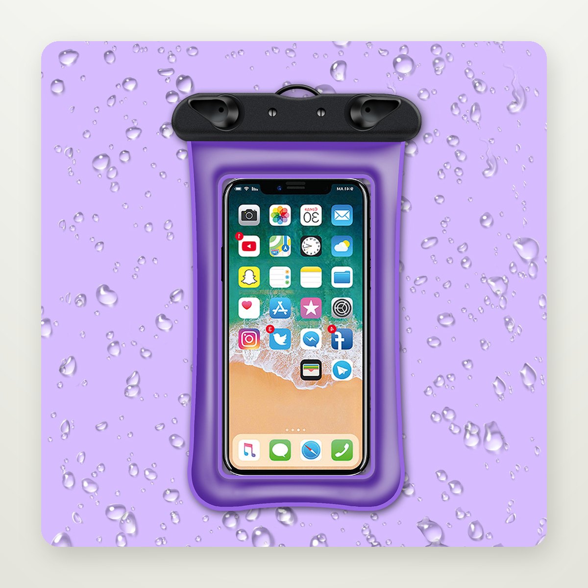 Double-Airbag Waterproof Phone Pouch