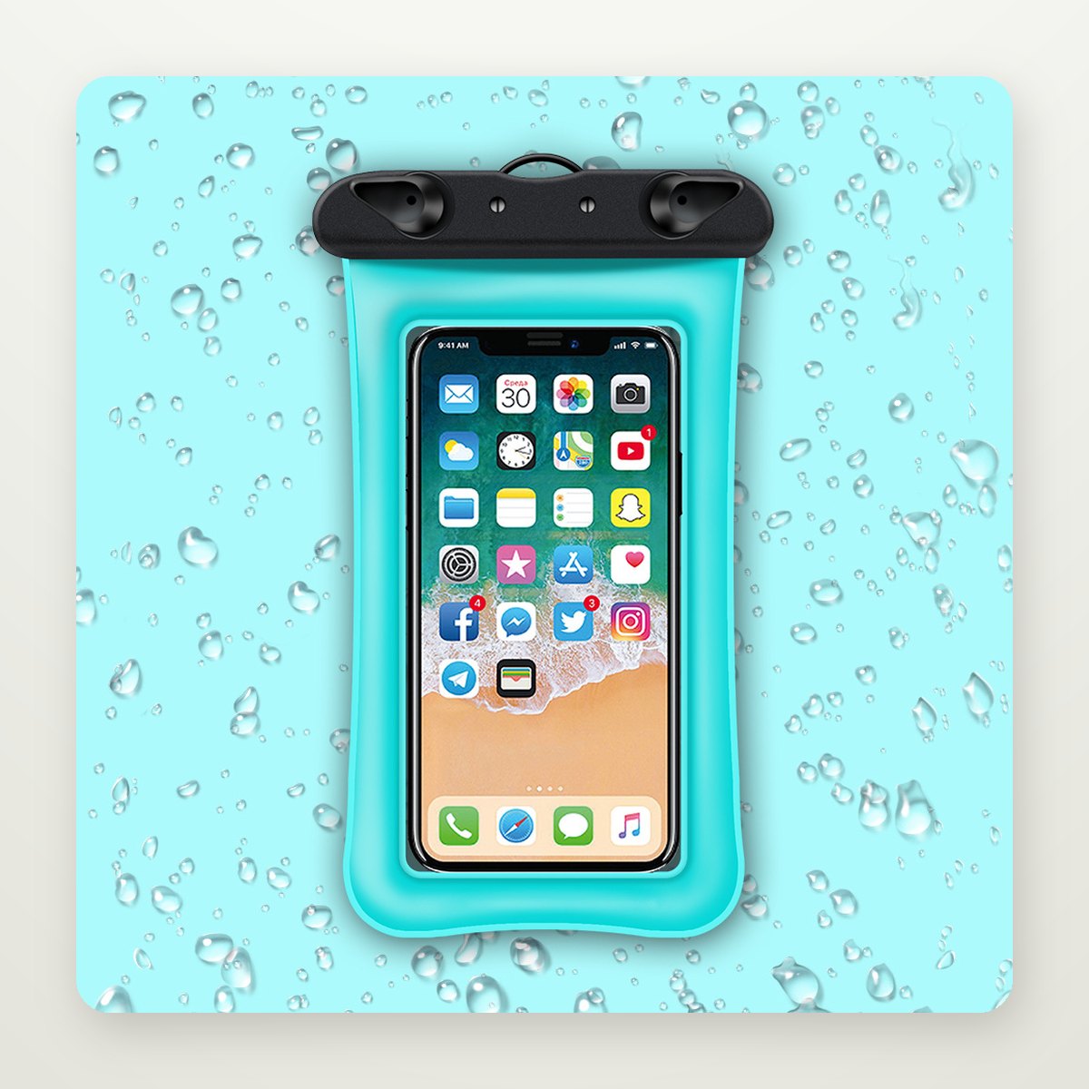 Double-Airbag Waterproof Phone Pouch