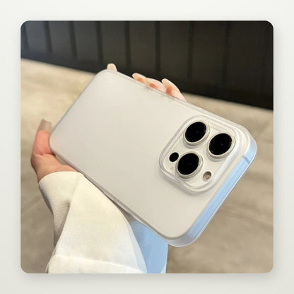 Ultra-Thin Matte Translucent Case for iPhone 12–17