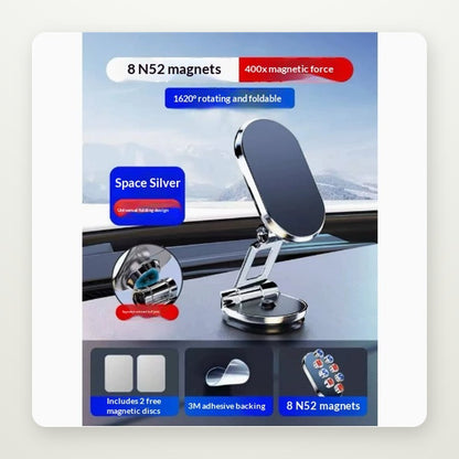 Foldable Metal Magnetic Dash Mount