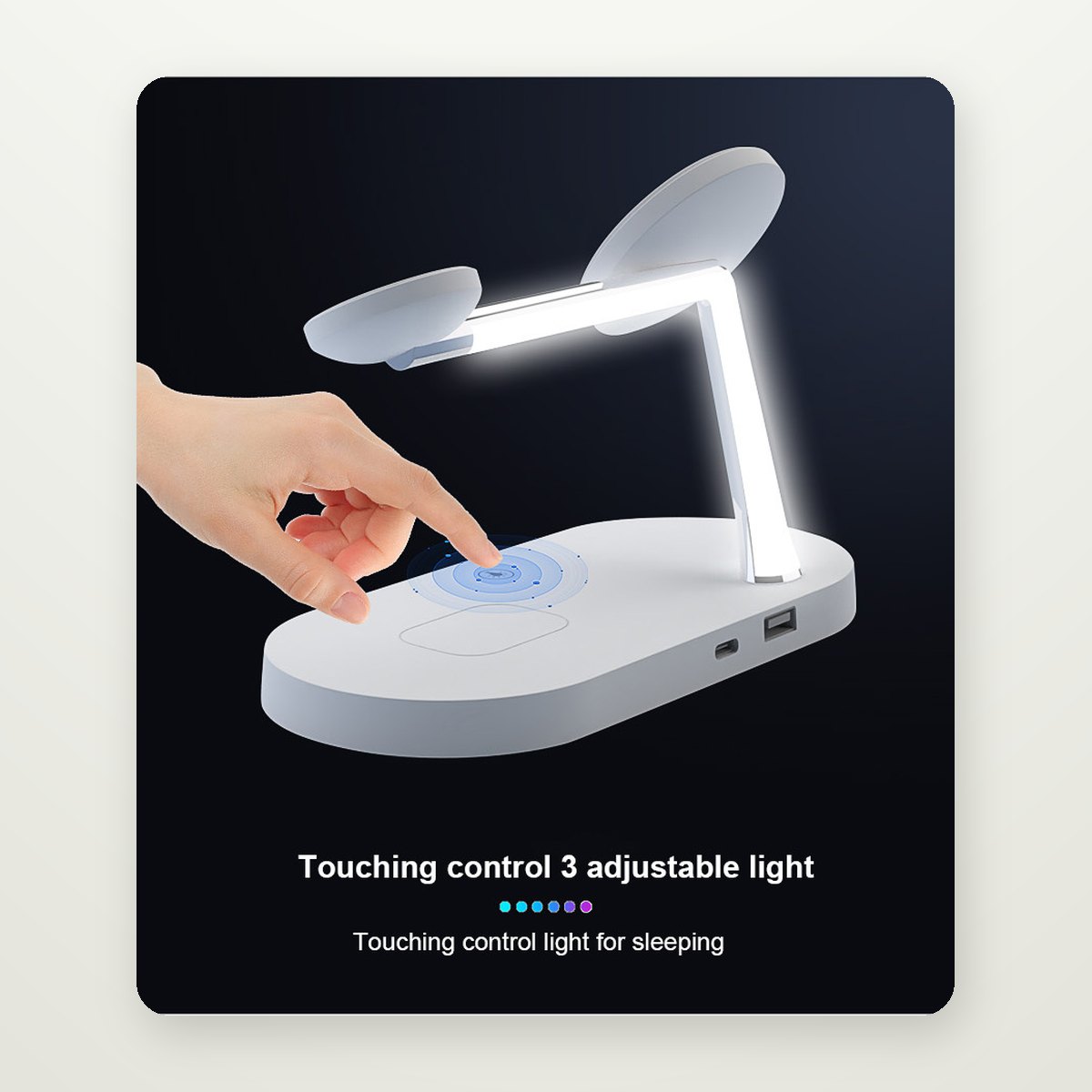 5-in-1 Magnetic Charging Station with Night Light