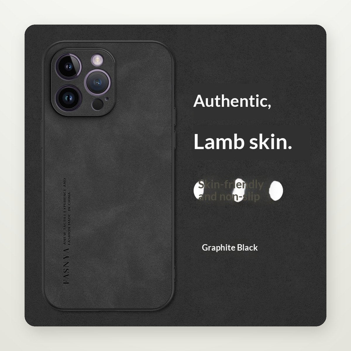 Classic Leather-Look Case for iPhone 13–17
