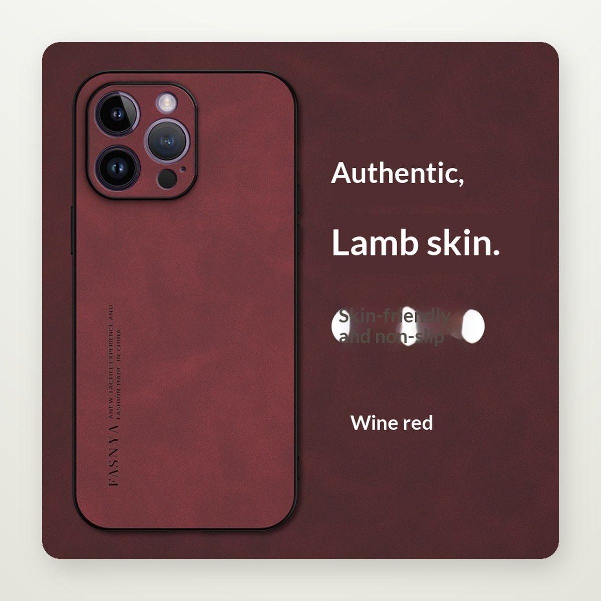 Classic Leather-Look Case for iPhone 13–17