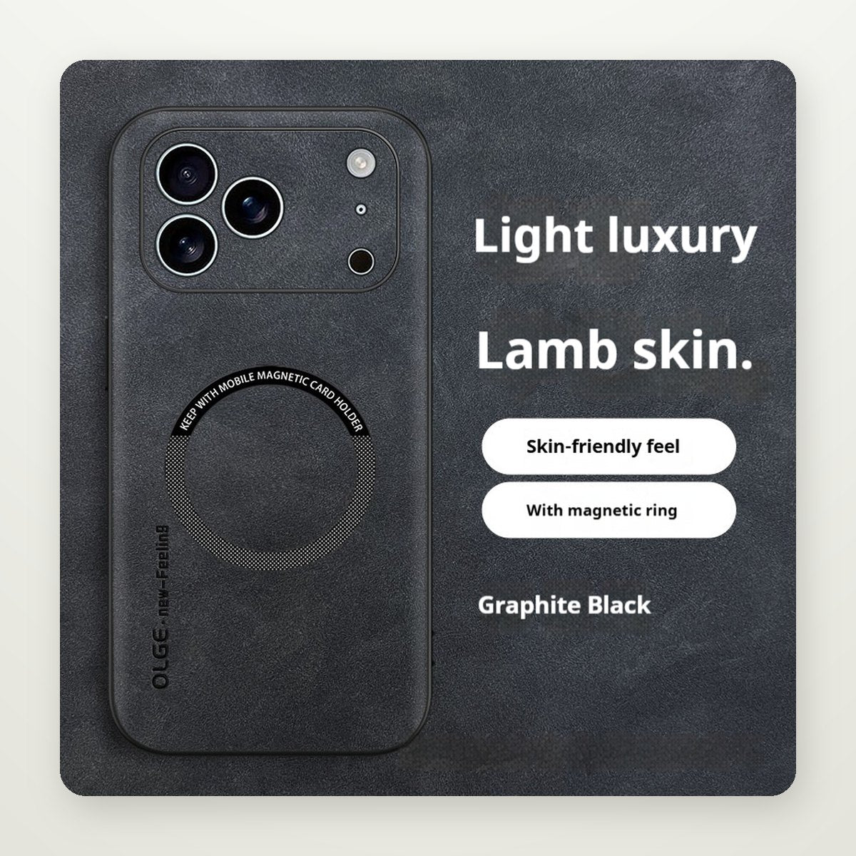 Ultra-Thin Leather-Look Magnetic Case for iPhone 17 & 11 Series