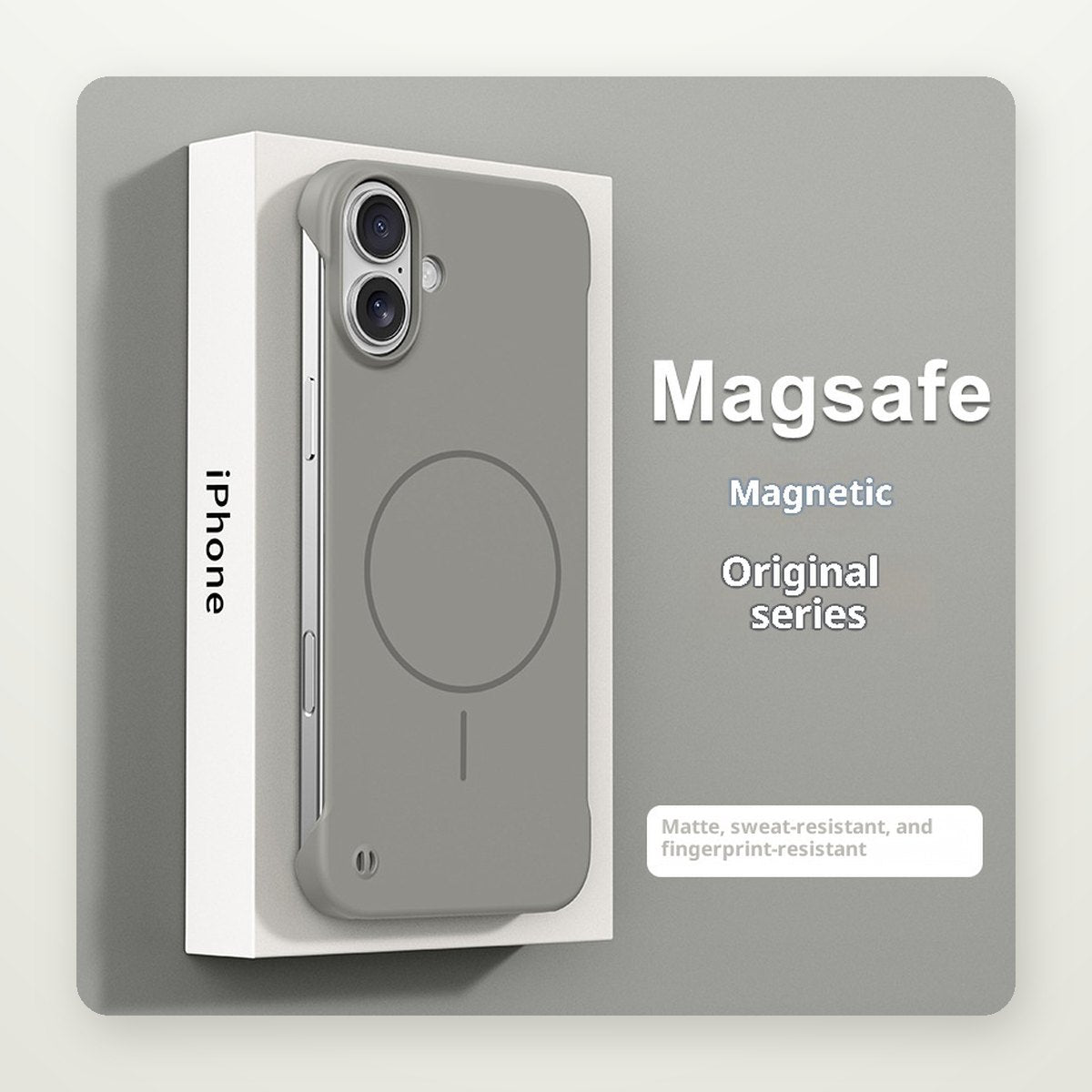 Frameless Skin-Feel MagSafe Case for iPhone 14–17