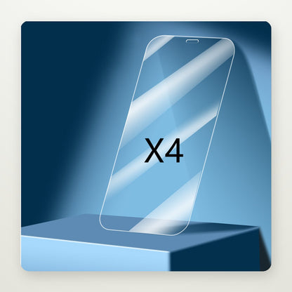 HD Tempered Glass Screen Protector, 1–4 Pack