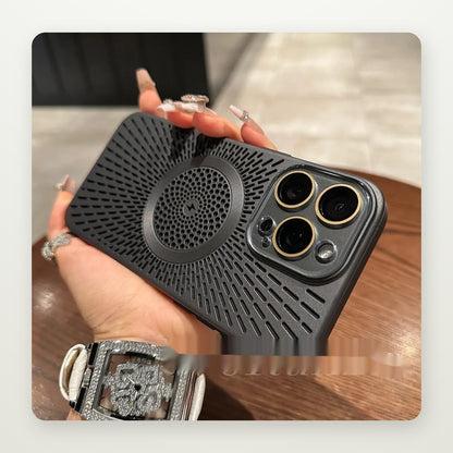 Ice-Cool Vented Magnetic Case for iPhone 16 Pro & 17 Series