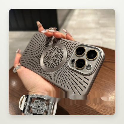 Ice-Cool Vented Magnetic Case for iPhone 16 Pro & 17 Series