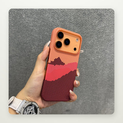 Aramid-Pattern Magnetic Case for iPhone 16–17