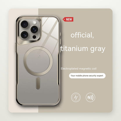 Mirror-Edge Acrylic MagSafe Case for iPhone 13–18
