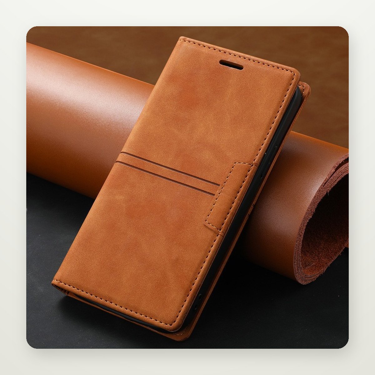 Magnetic Flip Case for iPhone 14–17 & Air