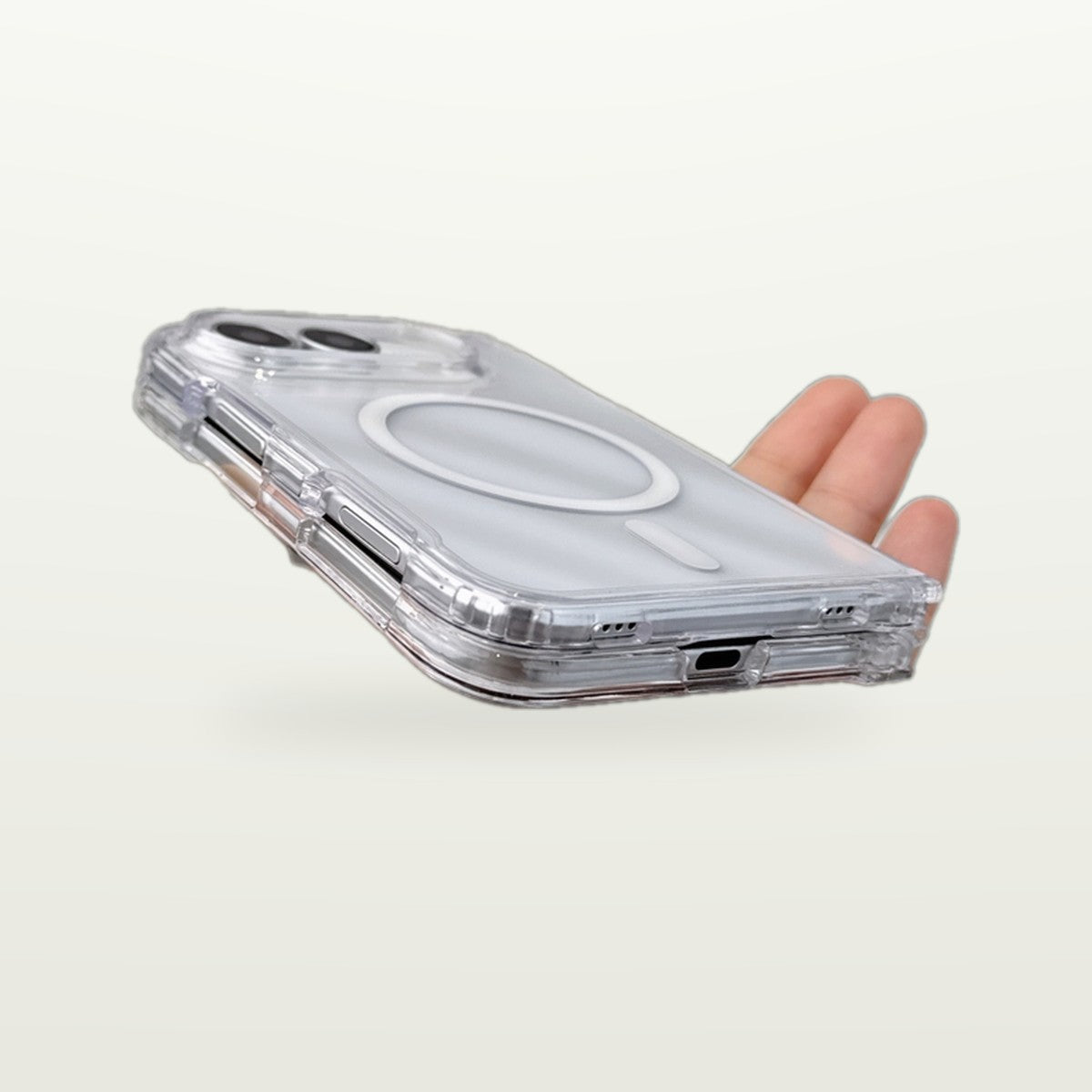 Clear Hybrid Shell Case – iPhone Duo — view 2